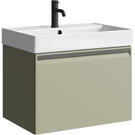 AQWELLA "PURE" ТУМБА ПОД УМЫВАЛЬНИК, ЦВЕТ ШАЛФЕЙ ЗЕЛЕНЫЙ, PUR0165SH