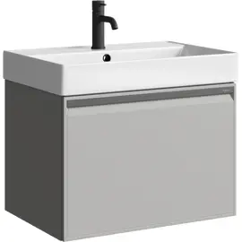 AQWELLA "PURE" ТУМБА ПОД УМЫВАЛЬНИК, ЦВЕТ СЕРЫЙ ТУМАН, PUR0165ST