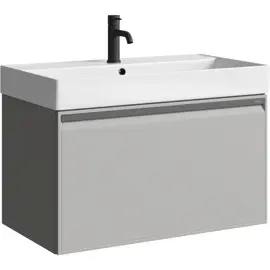 AQWELLA "PURE" ТУМБА ПОД УМЫВАЛЬНИК, ЦВЕТ СЕРЫЙ ТУМАН, PUR0108ST