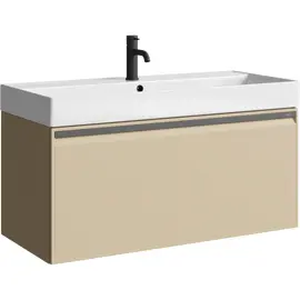 AQWELLA "PURE" ТУМБА ПОД УМЫВАЛЬНИК, ЦВЕТ КАПУЧИНО СВЕТЛЫЙ, PUR0110KS