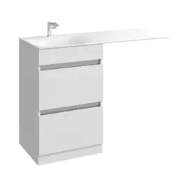 AQWELLA "FORMA" ТУМБА ПОД УМЫВАЛЬНИК С ЯЩКАМИ, ЦВЕТ БЕЛЫЙ, FOR01052