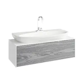 AQWELLA "GENESIS" ТУМБА ПОД УМЫВАЛЬНИК, ЦВЕТ МИЛЛЕНИУМ СЕРЫЙ, GEN0110MG