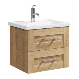 AQWELLA "ФОСТЕР" ТУМБА ПОД УМЫВАЛЬНИК ПОДВЕСНАЯ, ЦВЕТ ДУБ СОНОМА, FOS01062DS