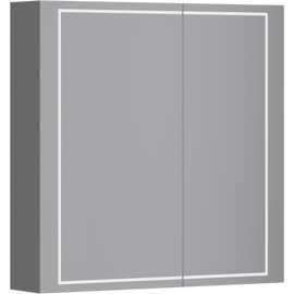 AQWELLA "SIMPLEX" ШКАФ-ЗЕРКАЛО С ПОДСВЕТКОЙ, ЦВЕТ БЕЛЫЙ, SLX0407