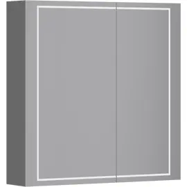 AQWELLA "SIMPLEX" ШКАФ-ЗЕРКАЛО С ПОДСВЕТКОЙ, ЦВЕТ БЕЛЫЙ, SLX0407