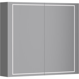 AQWELLA "SIMPLEX" ШКАФ-ЗЕРКАЛО С ПОДСВЕТКОЙ, ЦВЕТ БЕЛЫЙ, SLX0408