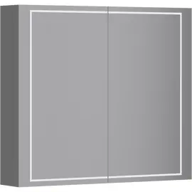 AQWELLA "SIMPLEX" ШКАФ-ЗЕРКАЛО С ПОДСВЕТКОЙ, ЦВЕТ БЕЛЫЙ, SLX0408