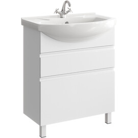 AQWELLA "RODOS" ТУМБА ПОД УМЫВАЛЬНИК, ЦВЕТ БЕЛЫЙ, ROD01072N