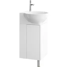 AQWELLA "PORTO" ТУМБА УГЛОВАЯ ПОД УМЫВАЛЬНИК, ЦВЕТ БЕЛЫЙ/БЕЛЫЙ, POR0104WW