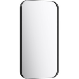 AQWELLA "RM" ЗЕРКАЛО В МЕТАЛЛИЧЕСКОЙ РАМЕ, ЦВЕТ ЧЕРНЫЙ, RM0205BLK