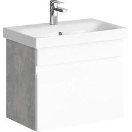 AQWELLA "SMART" ТУМБА ПОД УМЫВАЛЬНИК ПОДВЕСНАЯ , ЦВЕТ БЕТОН СВЕТЛЫЙ SRT0106BS