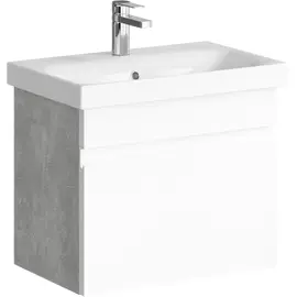 AQWELLA "SMART" ТУМБА ПОД УМЫВАЛЬНИК ПОДВЕСНАЯ , ЦВЕТ БЕТОН СВЕТЛЫЙ SRT0106BS