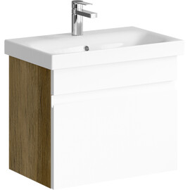 AQWELLA "SMART" ТУМБА ПОД УМЫВАЛЬНИК ПОДВЕСНАЯ , ЦВЕТ ДУБ БАЛТИЙСКИЙ SRT0106DB