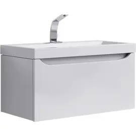 AQWELLA "ВЕРОНА" ТУМБА ПОД УМЫВАЛЬНИК ПОДВЕСНАЯ, ЦВЕТ БЕЛЫЙ  VER.01.08/W