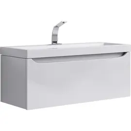 AQWELLA "ВЕРОНА" ТУМБА ПОД УМЫВАЛЬНИК ПОДВЕСНАЯ, ЦВЕТ БЕЛЫЙ  VER.01.10/W