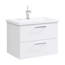 AQWELLA "МАНЧЕСТЕР" ТУМБА ПОД УМЫВАЛЬНИК ПОДВЕСНАЯ, ЦВЕТ БЕЛЫЙ, MAN01072