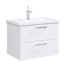 AQWELLA "МАНЧЕСТЕР" ТУМБА ПОД УМЫВАЛЬНИК ПОДВЕСНАЯ, ЦВЕТ БЕЛЫЙ, MAN01072