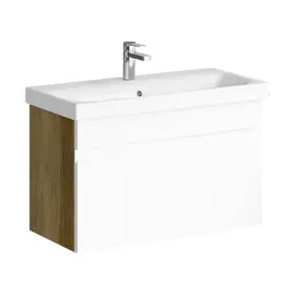 AQWELLA "SMART" ТУМБА ПОД УМЫВАЛЬНИК ПОДВЕСНАЯ , ЦВЕТ ДУБ БАЛТИЙСКИЙ SRT0108DB