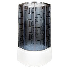 ДУШЕВАЯ КАБИНА AVACAN BМ4510 N С ГИДРОМАССАЖЕМ BLACK
