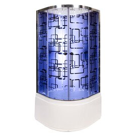 ДУШЕВАЯ КАБИНА AVACAN BМ4510 N LED С ГИДРОМАССАЖЕМ BLACK