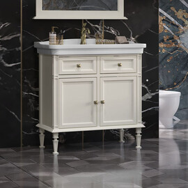 ТУМБА OPADIRIS КАНТАРА 85, СЛОНОВАЯ КОСТЬ (РАКОВИНА МОДЕРН 85)