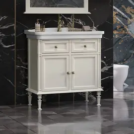 ТУМБА OPADIRIS КАНТАРА 85, СЛОНОВАЯ КОСТЬ (РАКОВИНА МОДЕРН 85)