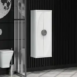 ПЕНАЛ OPADIRIS ИБИЦА, ПОДВЕСНОЙ, БЕЛЫЙ/ХРОМ