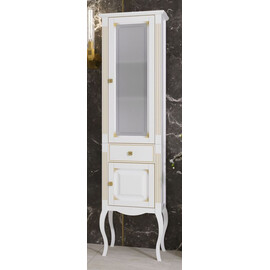 ПЕНАЛ OPADIRIS ЛАУРА, БЕЛЫЙ С БЕЖЕВОЙ ПАТИНОЙ, ЛЕВЫЙ, ПРАВЫЙ