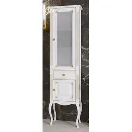 ПЕНАЛ OPADIRIS ЛАУРА, БЕЛЫЙ С БЕЖЕВОЙ ПАТИНОЙ, ЛЕВЫЙ, ПРАВЫЙ