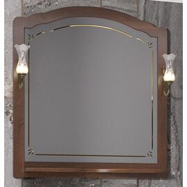 ЗЕРКАЛО OPADIRIS ЛОРЕНЦО 100, СВЕТЛЫЙ ОРЕХ, С ВЫКЛЮЧАТЕЛЕМ