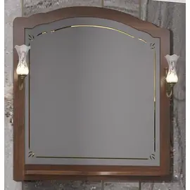 ЗЕРКАЛО OPADIRIS ЛОРЕНЦО 100, СВЕТЛЫЙ ОРЕХ, С ВЫКЛЮЧАТЕЛЕМ