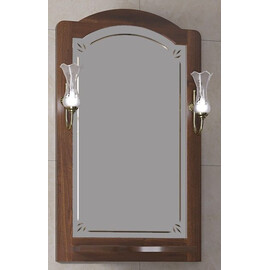 ЗЕРКАЛО OPADIRIS ЛОРЕНЦО 60, СВЕТЛЫЙ ОРЕХ, С ВЫКЛЮЧАТЕЛЕМ