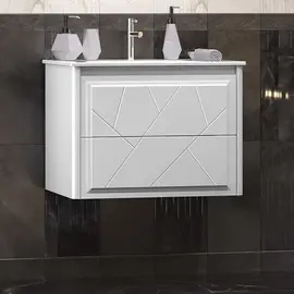 ТУМБА OPADIRIS ЛУИДЖИ 70 ПОДВЕСНАЯ, БЕЛЫЙ МАТОВЫЙ (ПОД РАКОВИНУ CERASTYLE IBIZA 71)