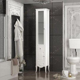 ПЕНАЛ OPADIRIS БРУНЕЛЛА, БЕЛЫЙ МАТОВЫЙ, ЛЕВЫЙ, ПРАВЫЙ