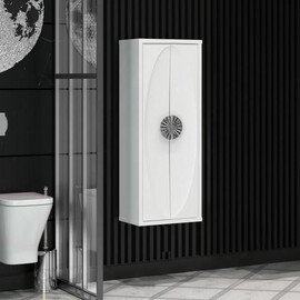 ПЕНАЛ OPADIRIS ИБИЦА, ПОДВЕСНОЙ, БЕЛЫЙ/ХРОМ