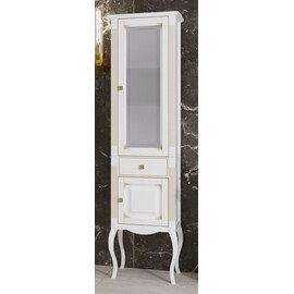 ПЕНАЛ OPADIRIS ЛАУРА, БЕЛЫЙ С БЕЖЕВОЙ ПАТИНОЙ, ЛЕВЫЙ, ПРАВЫЙ