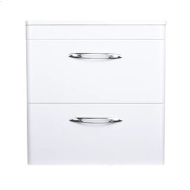 ТУМБА ПОДВЕСНАЯ STYLE LINE "КАРЕ 60" (2 ЯЩ.) ЛЮКС БЕЛАЯ, PLUS