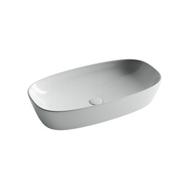 УМЫВАЛЬНИК ЧАША НАКЛАДНАЯ ОВАЛЬНАЯ CERAMICA NOVA ELEMENT 700X375X140 ММ