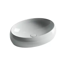 УМЫВАЛЬНИК ЧАША НАКЛАДНАЯ ОВАЛЬНАЯ CERAMICA NOVA ELEMENT 560X390X150 ММ