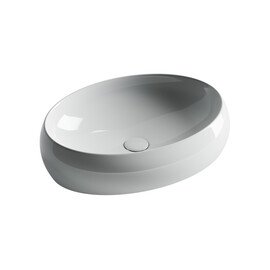 УМЫВАЛЬНИК ЧАША НАКЛАДНАЯ ОВАЛЬНАЯ CERAMICA NOVA ELEMENT 560X390X150 ММ
