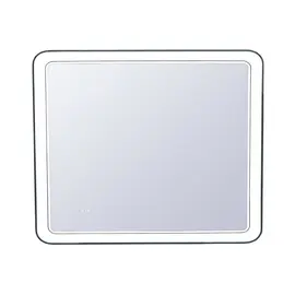 ЗЕРКАЛО STYLE LINE "АТЛАНТИКА 100X80" С ПОДСВЕТКОЙ И ЧАСАМИ