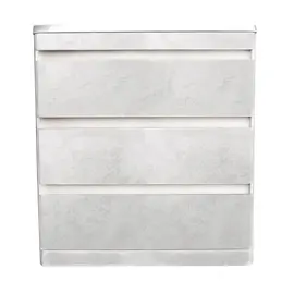 ТУМБА НАПОЛЬНАЯ STYLE LINE "АТЛАНТИКА 80" (3 ЯЩ.), ЛЮКС БЕТОН КРЕМ, PLUS