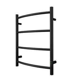 ПОЛОТЕНЦЕСУШИТЕЛЬ ЭЛЕКТРИЧЕСКИЙ POINT АФИНА PN04856B П4 500X600 ДИММЕР СПРАВА, ЧЕРНЫЙ