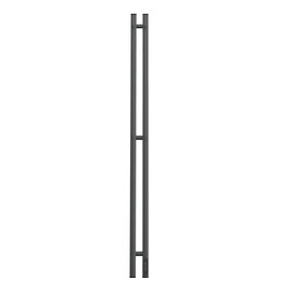 ПОЛОТЕНЦЕСУШИТЕЛЬ ЭЛЕКТРИЧЕСКИЙ POINT ГЕРМЕС PN13812GB П3 80X1200 ДИММЕР СПРАВА, ГРАФИТ БЛЕСК