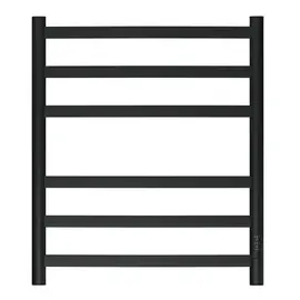 ПОЛОТЕНЦЕСУШИТЕЛЬ ЭЛЕКТРИЧЕСКИЙ POINT АНТЕЯ PN17856B П6 500X600, ДИММЕР СПРАВА, ЧЕРНЫЙ