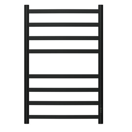 ПОЛОТЕНЦЕСУШИТЕЛЬ ЭЛЕКТРИЧЕСКИЙ POINT АНТЕЯ PN17858B П8 500X800, ДИММЕР СПРАВА, ЧЕРНЫЙ