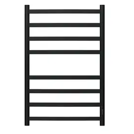 ПОЛОТЕНЦЕСУШИТЕЛЬ ЭЛЕКТРИЧЕСКИЙ POINT АНТЕЯ PN17858B П8 500X800, ДИММЕР СПРАВА, ЧЕРНЫЙ