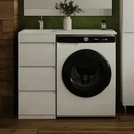 ТУМБА НАПОЛЬНАЯ STYLE LINE "ДАЛЛАС 100", 3 ЯЩИКА, ЛЮКС БЕЛАЯ, PLUS