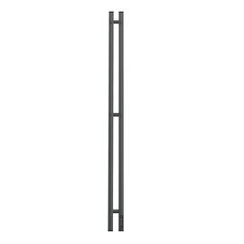 ПОЛОТЕНЦЕСУШИТЕЛЬ ЭЛЕКТРИЧЕСКИЙ POINT ГЕРМЕС PN13812GB П3 80X1200 ДИММЕР СПРАВА, ГРАФИТ БЛЕСК