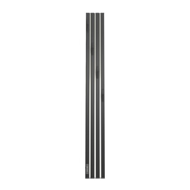ПОЛОТЕНЦЕСУШИТЕЛЬ ЭЛЕКТРИЧЕСКИЙ POINT ПИАНО PN19722BC 150X1200 ДИММЕР СЛЕВА, ЧЕРНЫЙ/ХРОМ